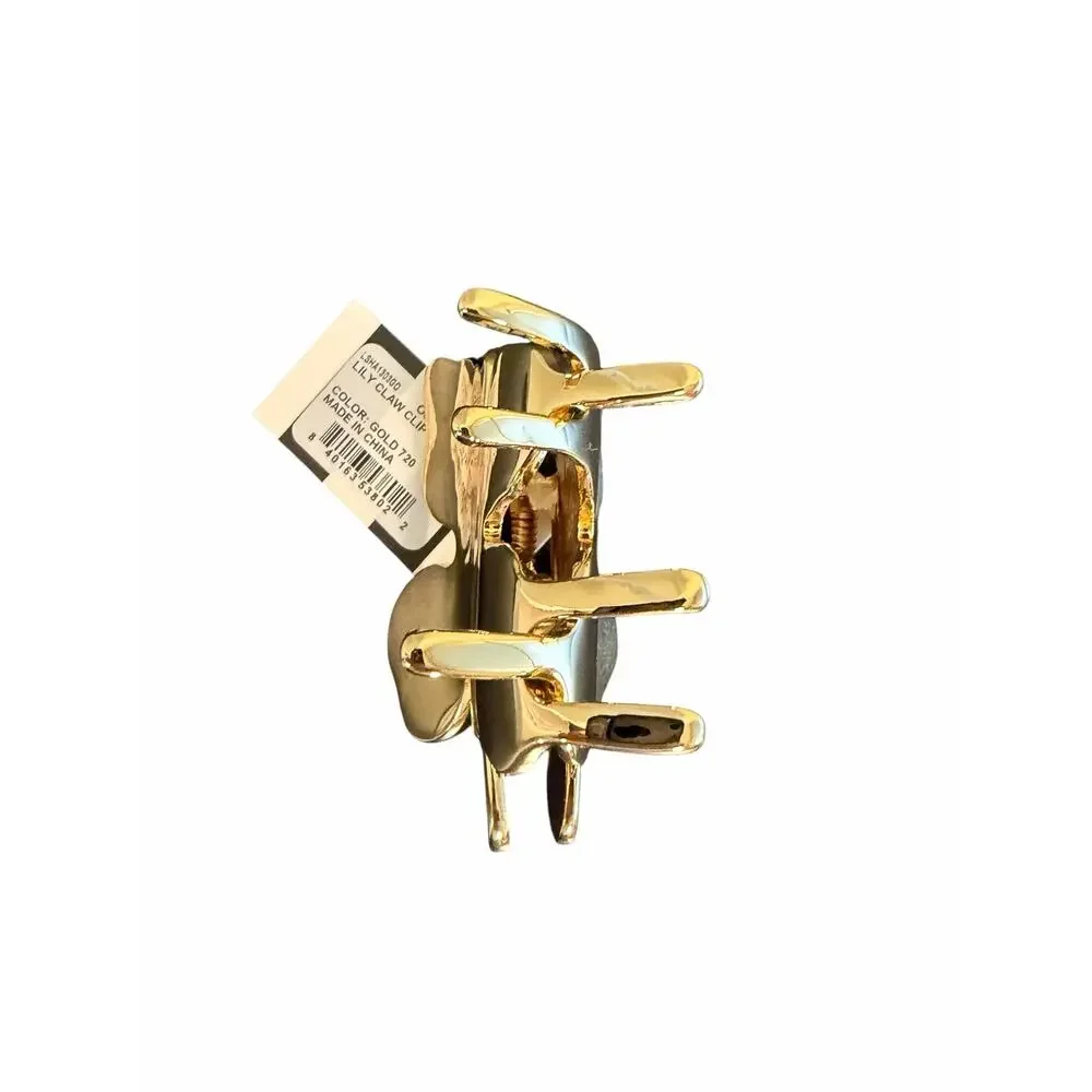 Lele Sadoughi NWT Lily Claw Clip in Gold